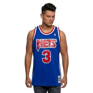 Mitchell & Ness New Jersey Nets #3 Drazen Petrovic Swingman Jersey  - M