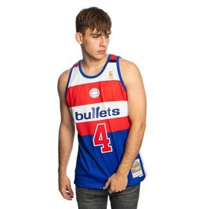 Mitchell & Ness Washington Bullets #4 Chris Webber royal/red Swingman Jersey - L