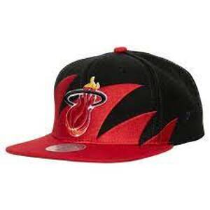 Mitchell & Ness snapback Miami Heat Sharktooth Snapback black/red - UNI