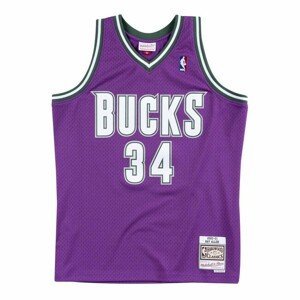 Mitchell & Ness Milwaukee Bucks #34 Ray Allen Swingman Jersey purple (SMJYAC18014) - 2XL