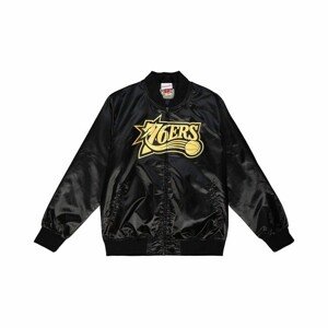 Mitchell & Ness Philadelphia 76ers Big Face 4.0 Satin Jacket black - XL