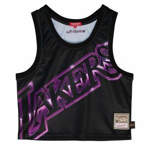 WMNS Mitchell & Ness Los Angeles Lakers Women's Big Face 4.0 Crop Tank black - L