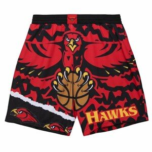 Mitchell & Ness shorts Atlanta Hawks Jumbotron 2.0 Submimated Mesh Shorts red/black - M