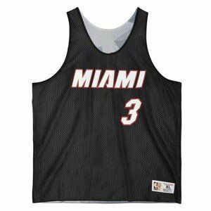 Mitchell & Ness Tank Top Miami Heat Reversible Mesh Tank black - 2XL