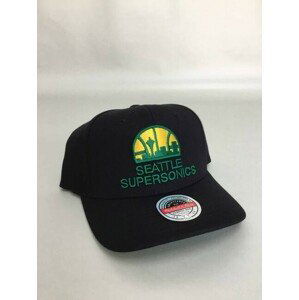 Mitchell & Ness snapback Seattle Supersonics Team Logo High Crown 6 Panel Classic Red Snapback black - UNI