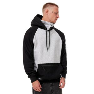 Mass Denim Sweatshirt Berg Hoody black/heather grey - L