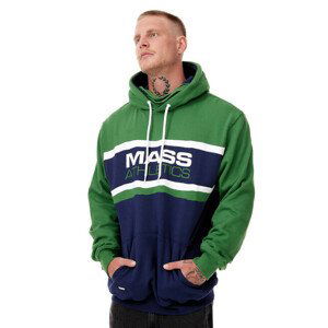 Mass Denim Sweatshirt Cut Hoody heather green/navy - L