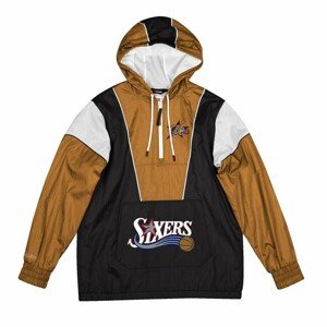 Mitchell & Ness jacket Philadelphia 76ers Highlight Reel Windbreaker brown/black - M