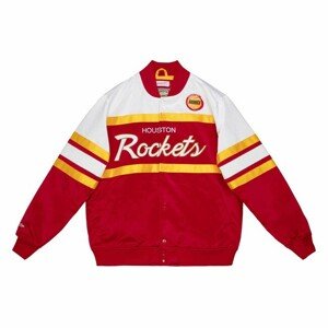 Mitchell & Ness Houston Rockets Special Script Heavyweight Satin Jacket red - M