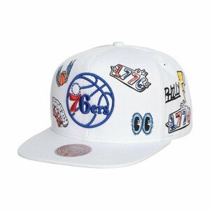 Mitchell & Ness snapback Philadelphia 76ers Hand Drawn Snapback white - UNI