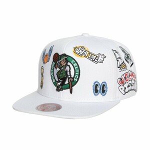 Mitchell & Ness snapback Boston Celtics Hand Drawn Snapback white - UNI