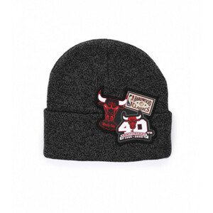 Mitchell & Ness Chicago Bulls XL Logo Patch Knit black - UNI