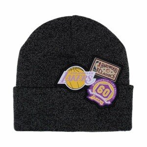 Mitchell & Ness Los Angeles Lakers XL Logo Patch Knit black - UNI