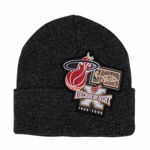 Mitchell & Ness Miami Heat XL Logo Patch Knit black - UNI