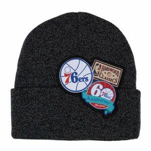 Mitchell & Ness Philadelphia 76ers XL Logo Patch Knit black - UNI