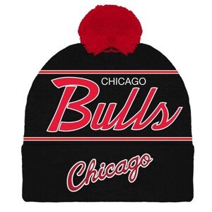 Mitchell & Ness Chicago Bulls NBA Script Pom Beanie black - UNI