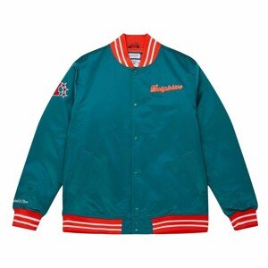 Mitchell & Ness Miami Dolphins Heavyweight Satin Jacket teal - M