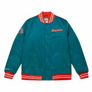 Mitchell & Ness Miami Dolphins Heavyweight Satin Jacket teal - XL