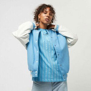 Karl Kani Small Retro Chest Kani Life College Jacket light blue/white/light sand - M