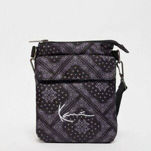 Karl Kani Signature Paisley Flat Messenger Bag black - UNI