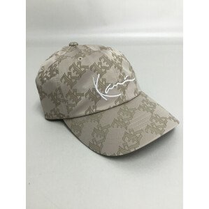 Karl Kani Small Signature Old English Cap off white - UNI