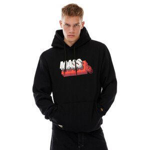 Mass Denim Sweatshirt Boxy Hoody black - L