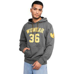 Mikina WU-WEAR | WU 36 BLOCK HOODIE | WU TANG CLAN GREY - 3XL