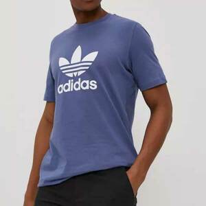 Pánské Tričko Adidas Trefoil Tee Blue - M