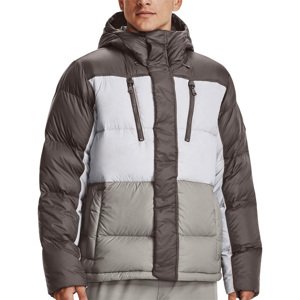 Under Armour CGI Down Blocked Jkt-BRN - L