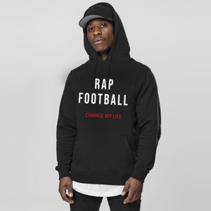 Mikina Rap & Football Hoodie Black - S
