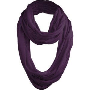 Urban Classics Wrinkle Loop Scarf purple - UNI