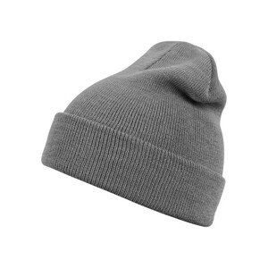 Urban Classics Beanie Basic Flap darkgrey - UNI