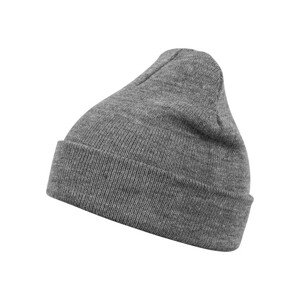 Urban Classics Beanie Basic Flap h.grey - UNI