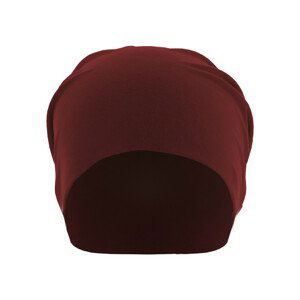 Urban Classics Jersey Beanie maroon - UNI