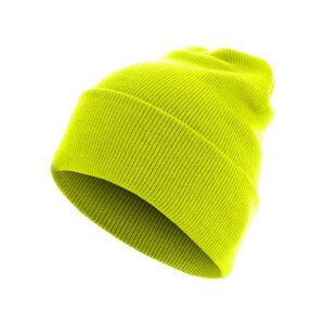 Urban Classics Beanie Basic Flap Long Version neonyellow - UNI