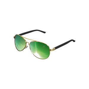 Urban Classics Sunglasses Mumbo Mirror gold/green - UNI
