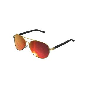 Urban Classics Sunglasses Mumbo Mirror gold/red - UNI