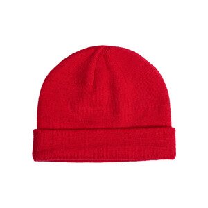 Urban Classics Short Cuff Knit Beanie red - UNI