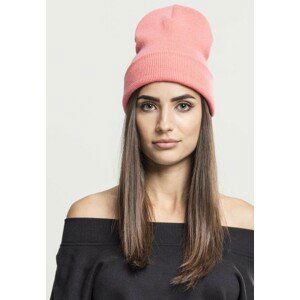 Urban Classics Heavyweight Long Beanie coral - UNI