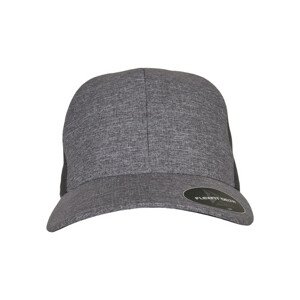 Urban Classics Flexfit Delta® Carbon Cap – 2 Tone melange blue/melange charcoal - S/M