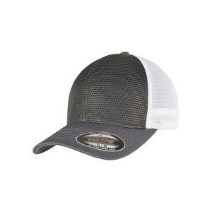 Urban Classics FLEXFIT 360 OMNIMESH CAP 2-TONE charcoal/white - L/XL