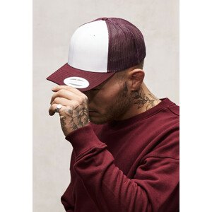 Urban Classics Retro Trucker Colored Front maroon/white/maroon - UNI