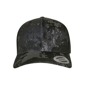 Urban Classics YP Classics® Veil Camo™ Retro Trucker Cap poseidon black - UNI