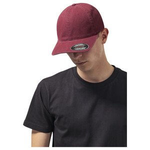 Urban Classics Flexfit Garment Washed Cotton Dad Hat maroon - S/M