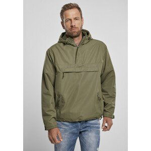 Brandit Fleece Pull Over Windbreaker olive - 3XL