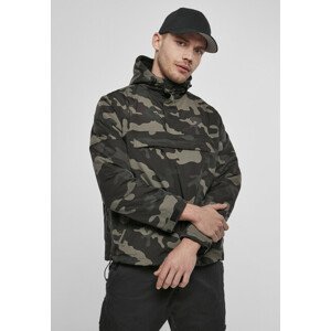 Brandit Fleece Pull Over Windbreaker darkcamo - 3XL