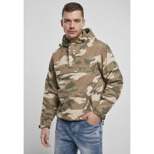 Brandit Fleece Pull Over Windbreaker light woodland - L