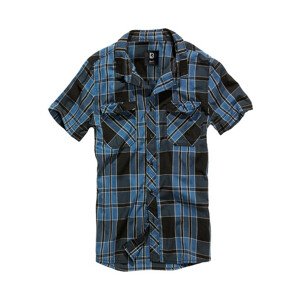 Brandit Roadstar Shirt indigo checked - XXL