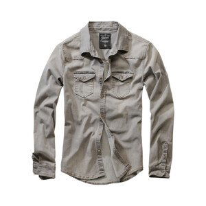 Brandit Riley Denim Shirt grey - S