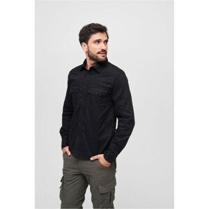 Brandit Flanellshirt black - 5XL